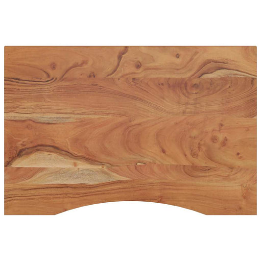 vidaXL Desk Top 80x60x2,5 cm Rectangular Solid Wood Acacia