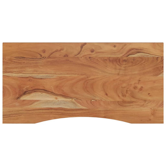 vidaXL Desk Top 120x60x2,5 cm Rectangular Solid Wood Acacia