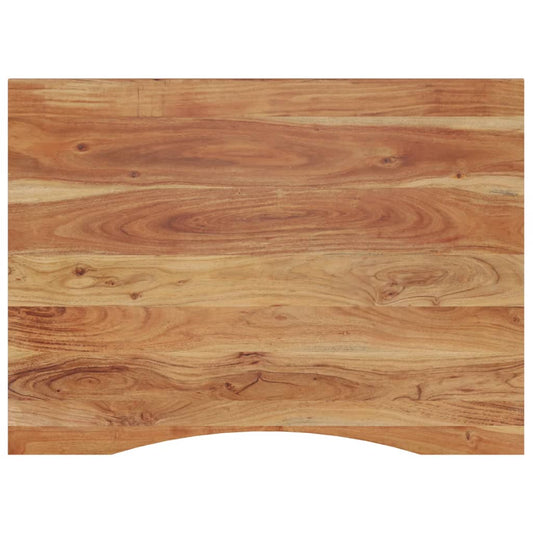 vidaXL Desk Top 100x80x2,5 cm Rectangular Solid Wood Acacia