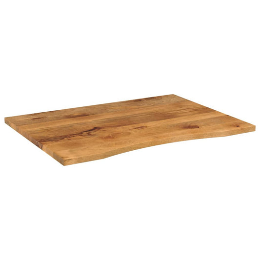vidaXL Desk Top with Curve 110x80x2,5 cm Solid Wood Rough Mango