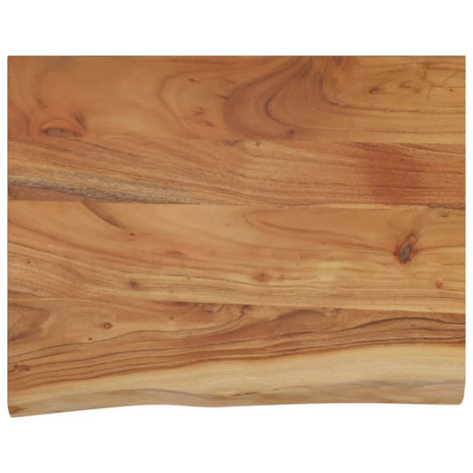 vidaXL Wall Shelf 40x30x2,5 cm Rectangular Solid Wood Acacia Live Edge
