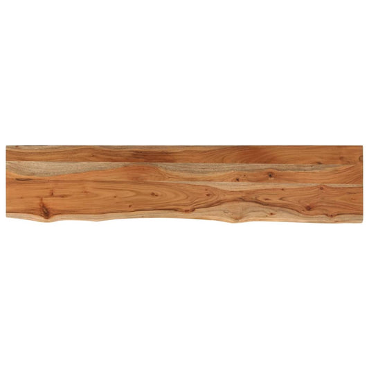 vidaXL Table Top 160x30x2,5 cm Rectangular Solid Wood Acacia Live Edge