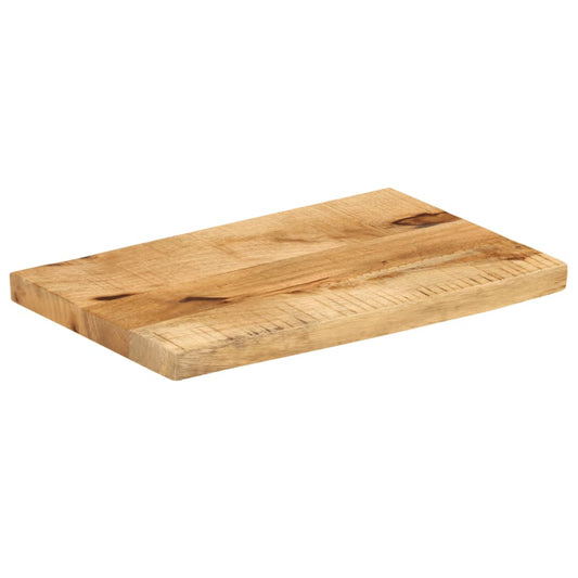 vidaXL Table Top 40x30x2,5 cm Live Edge Solid Wood Rough Mango