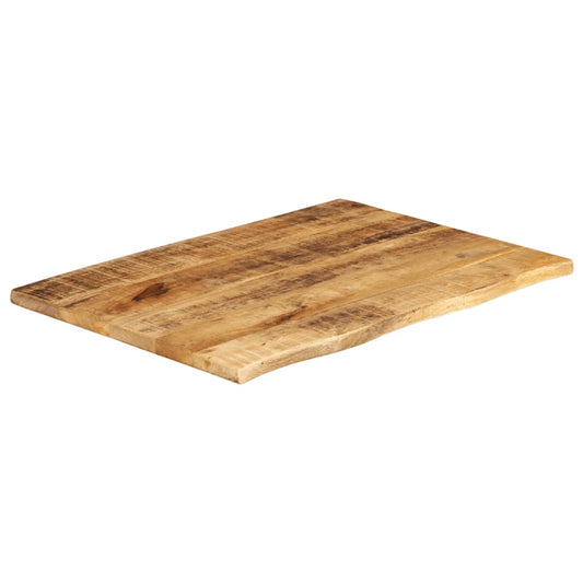 vidaXL Table Top 70x60x2,5 cm Live Edge Solid Wood Rough Mango