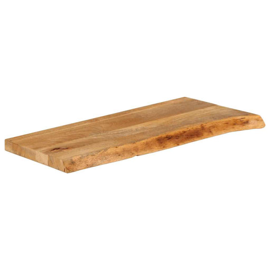 vidaXL Table Top Live Edge 90x40x2.5 cm Solid Wood Mango