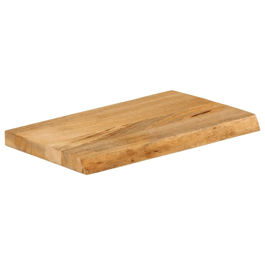 vidaXL Table Top Live Edge 60x40x3,8 cm Solid Wood Mango