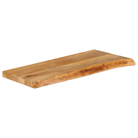 vidaXL Table Top Live Edge 70x40x3.8 cm Solid Wood Mango