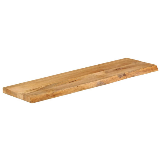 vidaXL Table Top Live Edge 100x40x3,8 cm Solid Wood Mango