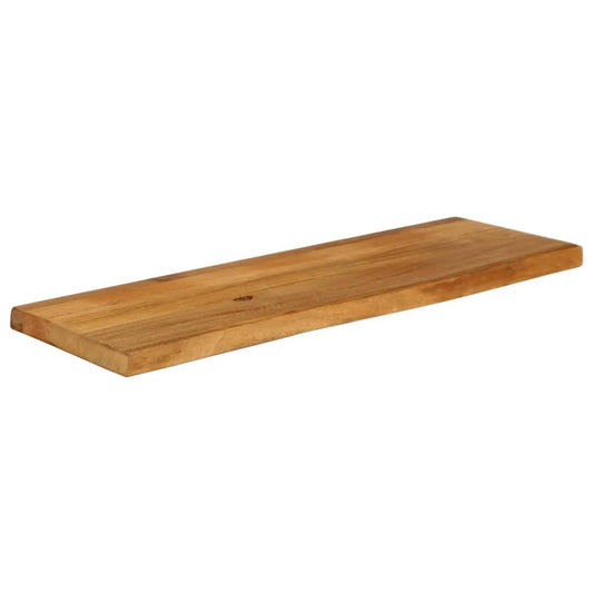 vidaXL Table Top Live Edge 110x30x2,5 cm Solid Wood Mango