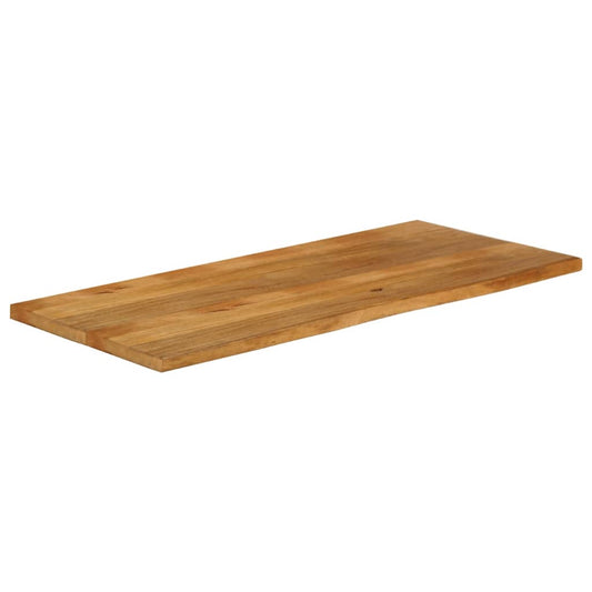 vidaXL Table Top Live Edge 140x60x2,5 cm Solid Wood Mango