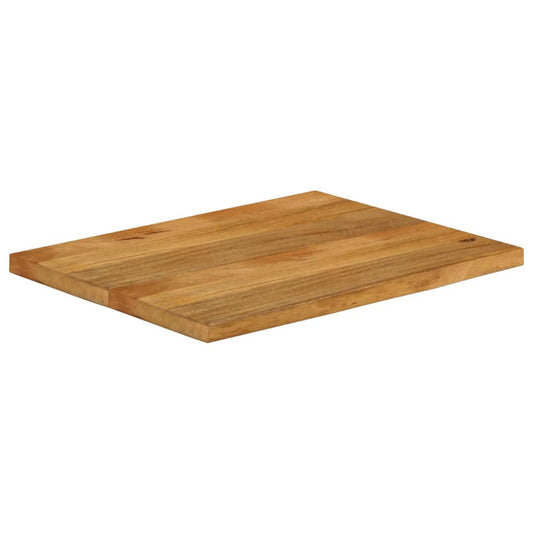vidaXL Table Top Live Edge 90x60x3,8 cm Solid Wood Mango