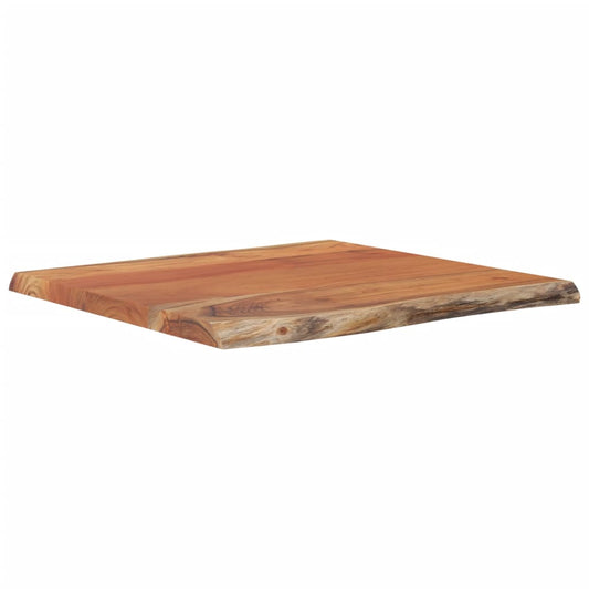 vidaXL Table Top 40x40x2,5 cm Rectangular Solid Wood Acacia Live Edge
