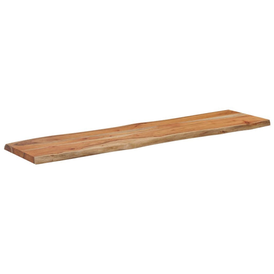 vidaXL Table Top 160x40x2.5 cm Rectangular Solid Wood Acacia Live Edge