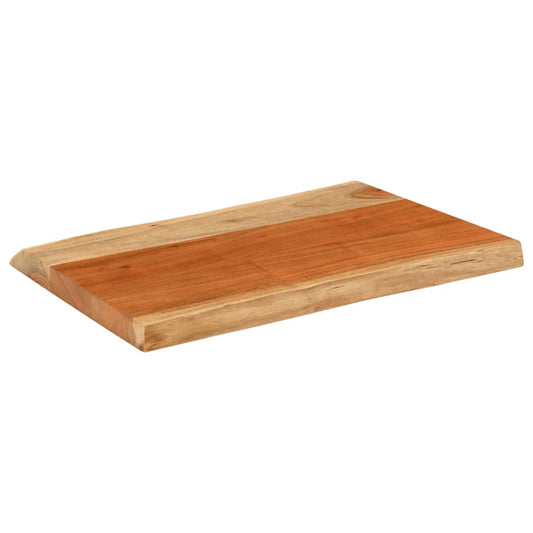 vidaXL Table Top 50x40x3.8 cm Rectangular Solid Wood Acacia Live Edge