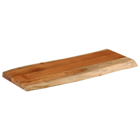 vidaXL Table Top 90x40x3.8 cm Rectangular Solid Wood Acacia Live Edge