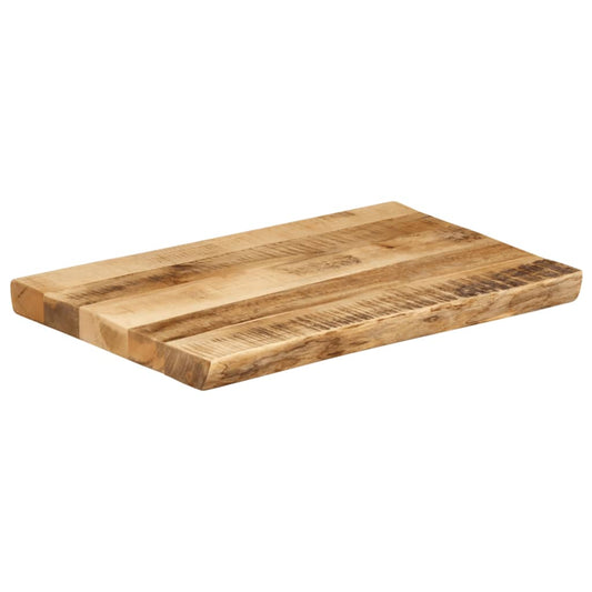 vidaXL Table Top Live Edge 50x40x2,5 cm Solid Wood Rough Mango