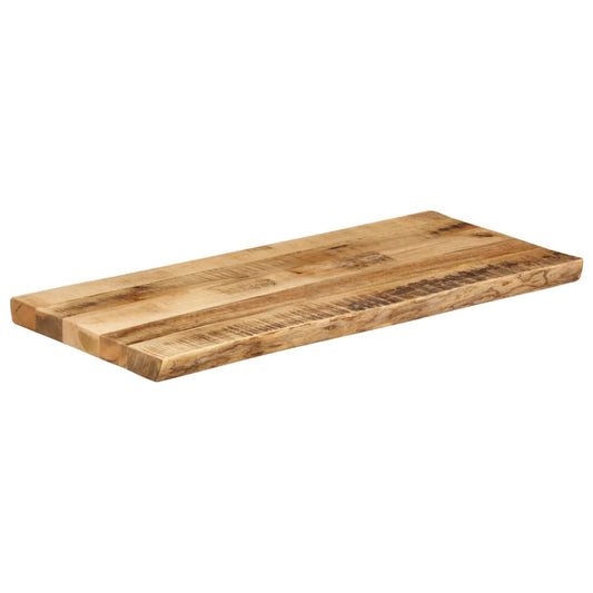 vidaXL Table Top Live Edge 80x40x2,5 cm Solid Wood Rough Mango