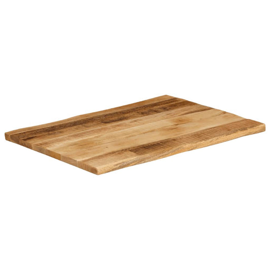 vidaXL Table Top Live Edge 70x60x2,5 cm Solid Wood Rough Mango