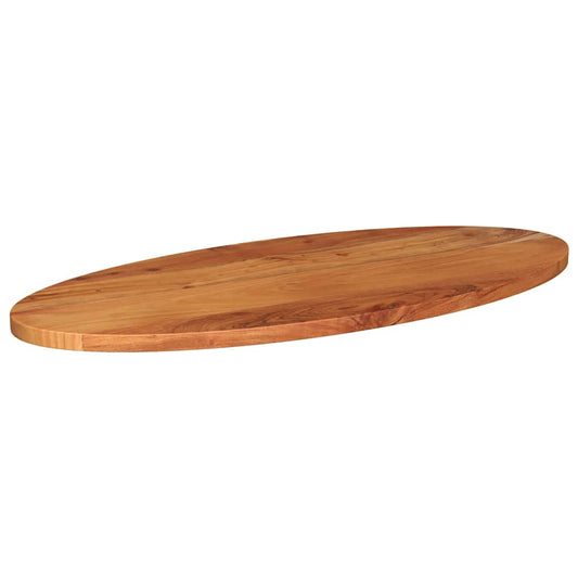 vidaXL Table Top 90x40x3,8 cm Oval Solid Wood Acacia