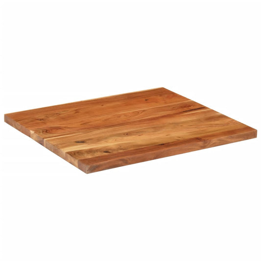 vidaXL Table Top 100x80x2.5 cm Rectangular Solid Wood Acacia