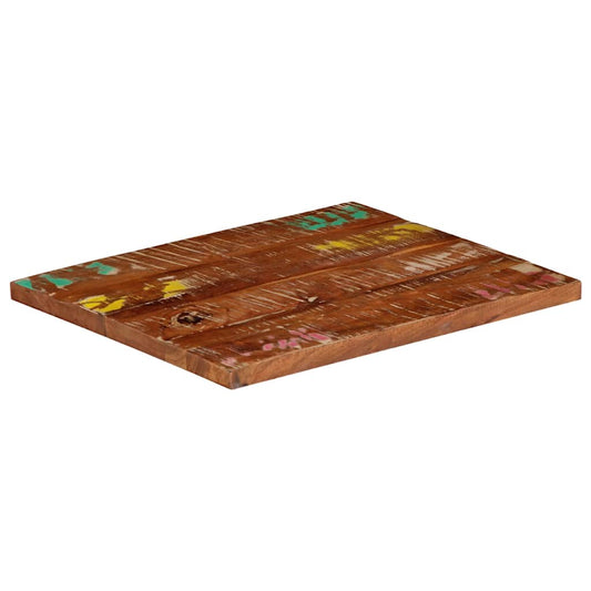 vidaXL Table Top 60x50x2,5 cm Rectangular Solid Wood Reclaimed