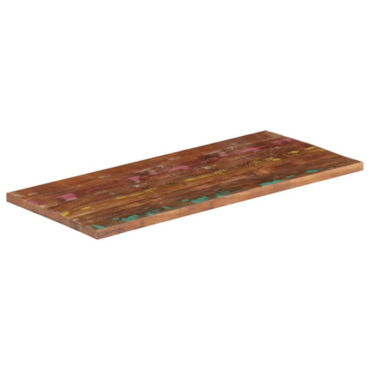 vidaXL Table Top 120x60x1,5 cm Rectangular Solid Wood Reclaimed