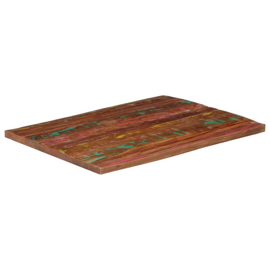 vidaXL Table Top 100x80x2,5 cm Rectangular Solid Wood Reclaimed