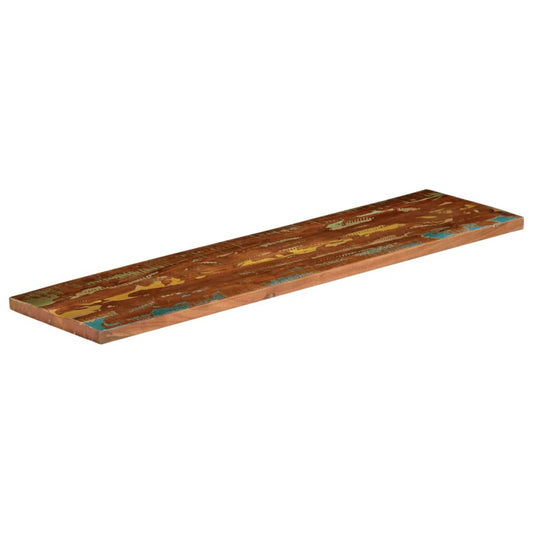 vidaXL Table Top 110x20x3,8 cm Rectangular Solid Wood Reclaimed