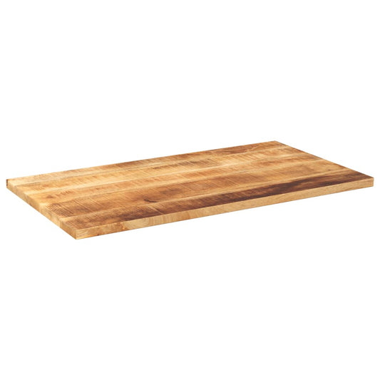 vidaXL Table Top 100x50x2,5 cm Rectangular Solid Wood Rough Mango