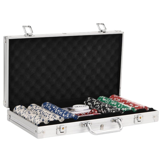 vidaXL Poker Chip Set 300 pcs 11,5 g