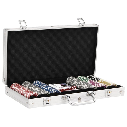 vidaXL Poker Chip Set 300 pcs 11,5 g