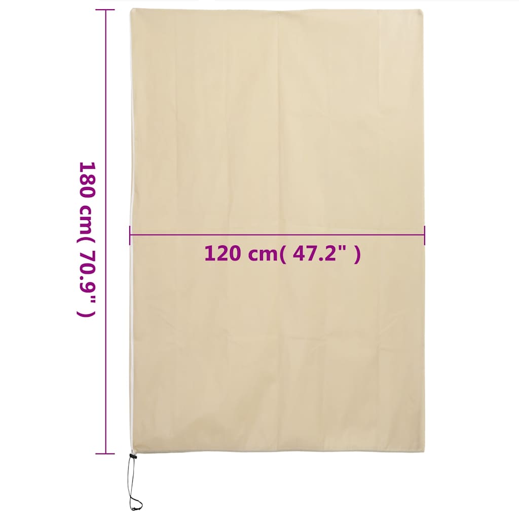 vidaXL Plant Fleece Covers with Zip 4 pcs 70 g/m² 1,2x1,8 m