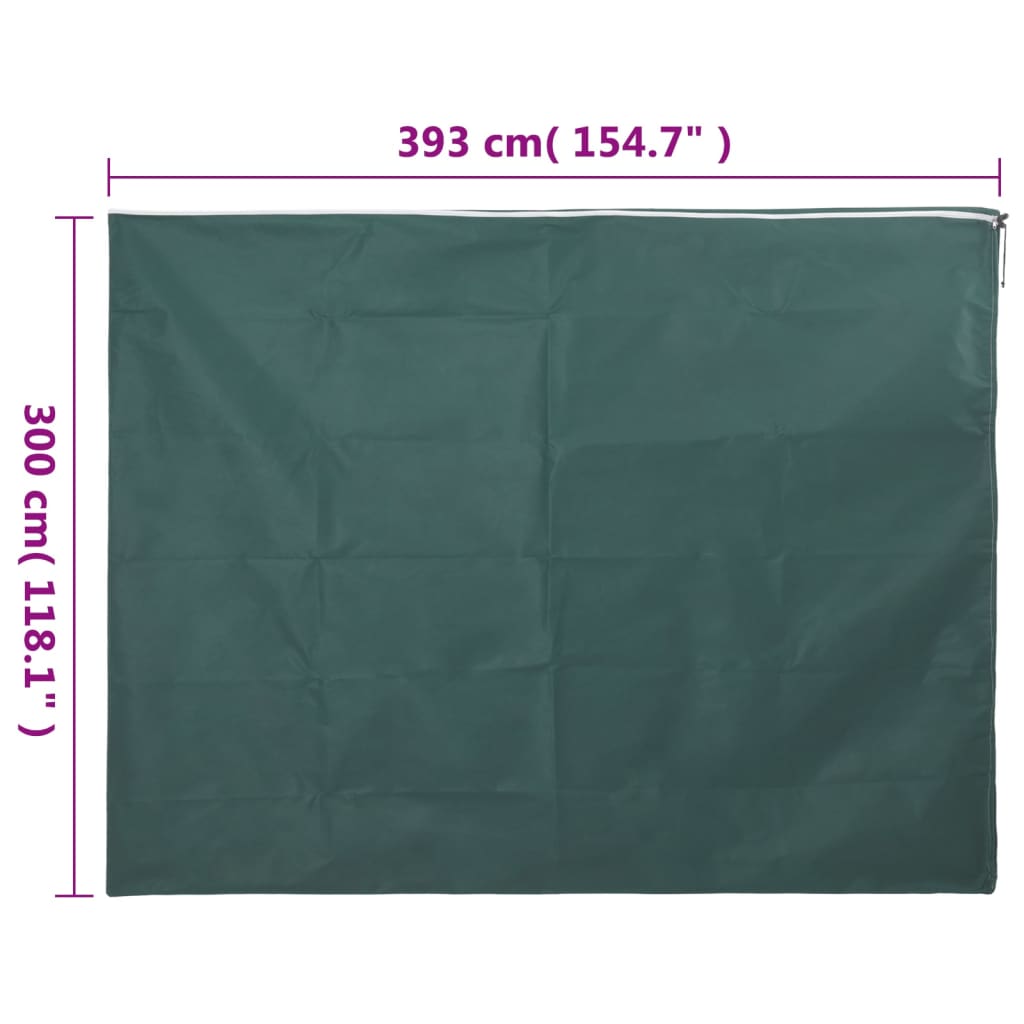 vidaXL Plant Fleece Covers with Zip 2 pcs 70 g/m² 3,93x3 m