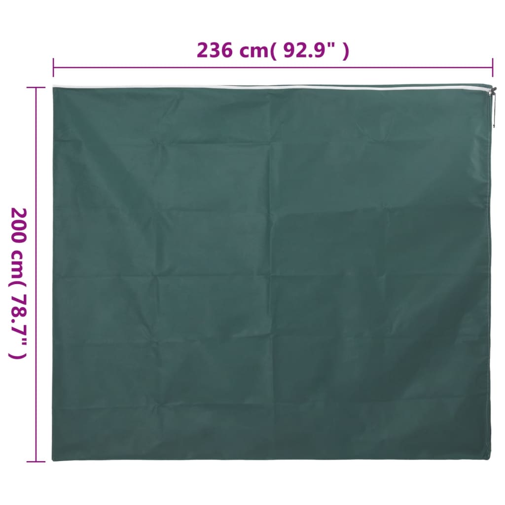 vidaXL Plant Fleece Covers with Zip 10 pcs 70 g/m² 2.36x2 m