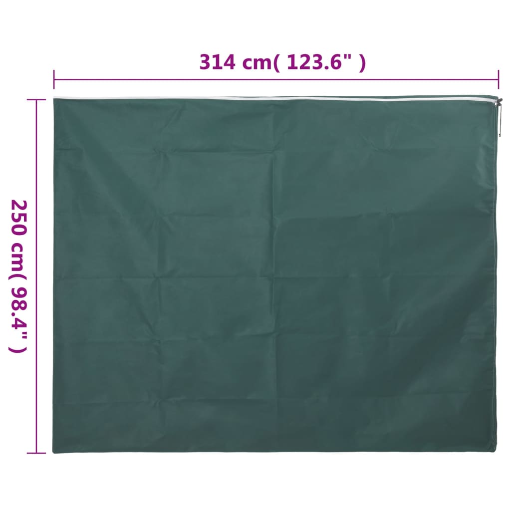 vidaXL Plant Fleece Covers with Zip 10 pcs 70 g/m² 3,14x2,5 m