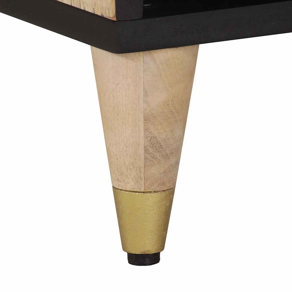 vidaXL TV Cabinet 100x33x46 cm Solid Wood Mango