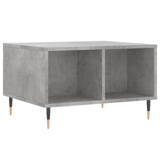 vidaXL Coffee Table Concrete Grey 60x50x36,5 cm Engineered Wood