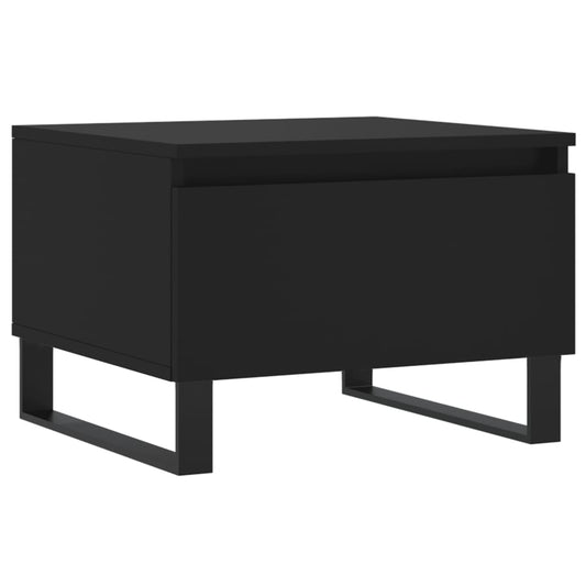 vidaXL Coffee Table Black 50x46x35 cm Engineered Wood