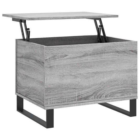 vidaXL Coffee Table Grey Sonoma 60x44,5x45 cm Engineered Wood