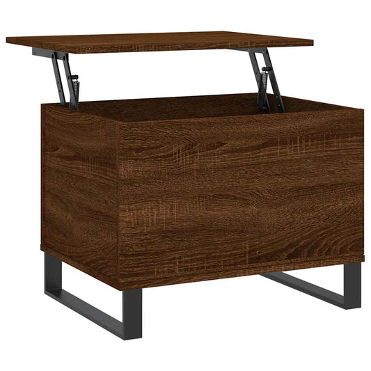 vidaXL Coffee Table Brown Oak 60x44,5x45 cm Engineered Wood