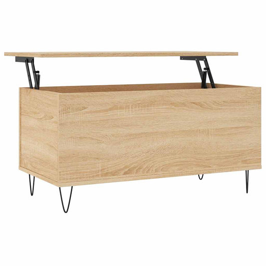 vidaXL Coffee Table Sonoma Oak 90x44,5x45 cm Engineered Wood