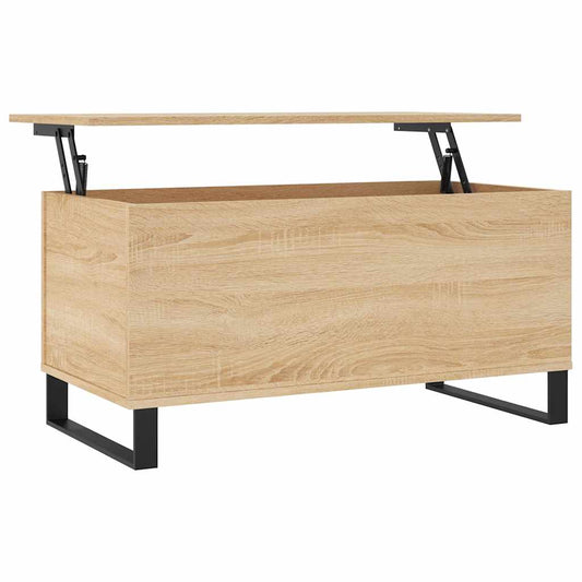 vidaXL Coffee Table Sonoma Oak 90x44,5x45 cm Engineered Wood