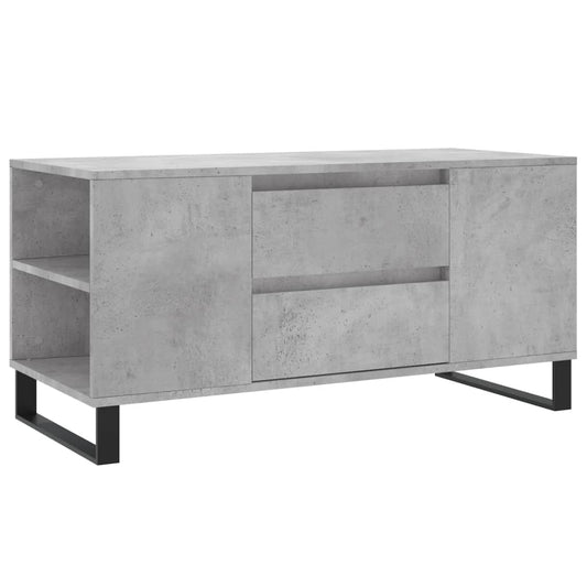 vidaXL Coffee Table Concrete Grey 102x44,5x50 cm Engineered Wood