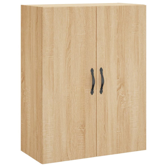 vidaXL Wall Mounted Cabinet Sonoma Oak 69,5x34x90 cm Engineered Wood