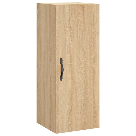 vidaXL Wall Mounted Cabinet Sonoma Oak 34,5x34x90 cm Engineered Wood