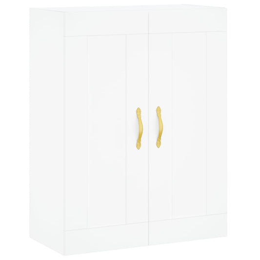 vidaXL Wall Mounted Cabinet White 69,5x34x90 cm Engineered Wood