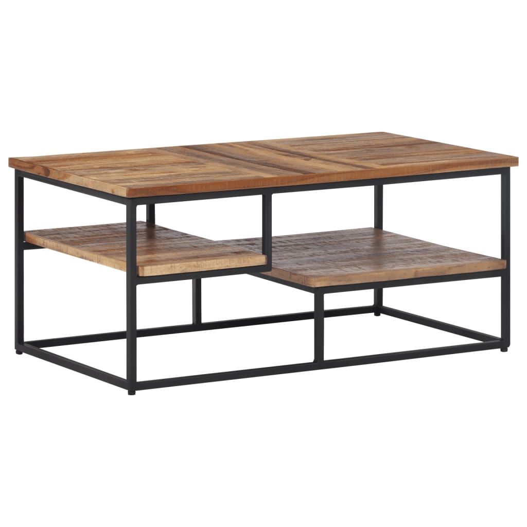 vidaXL Coffee Table 90x50x39 cm Solid Reclaimed Teak