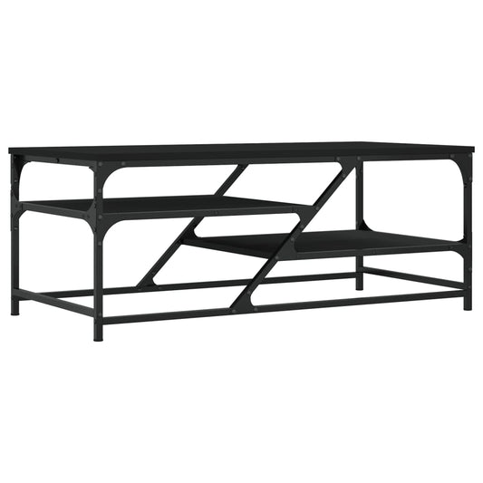 vidaXL Coffee Table Black 100x49x40 cm Engineered Wood