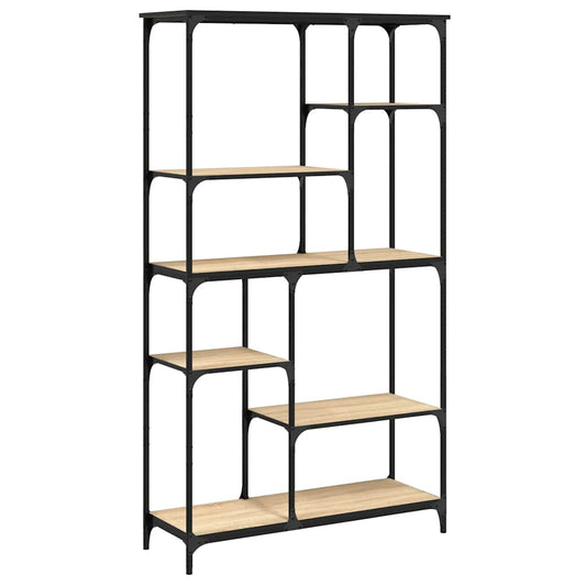 vidaXL Bookshelf 8-Tier 99 x 35.5 x 176 cm Sonoma Oak