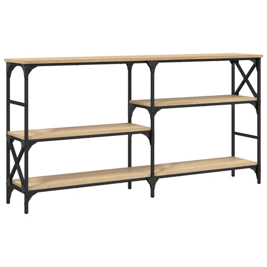 vidaXL Console Table Sonoma Oak 150x29x76,5 cm Engineered Wood